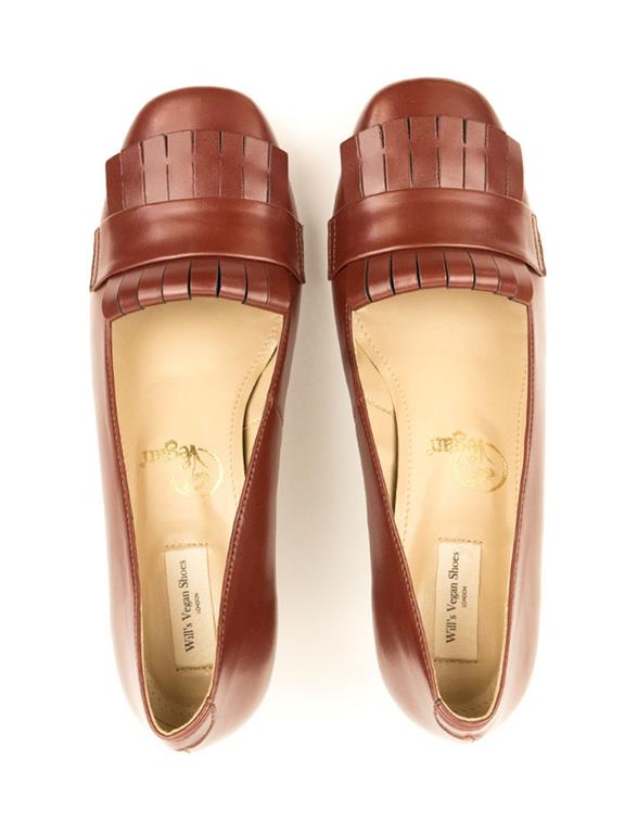  Block Heels Kilted Brown