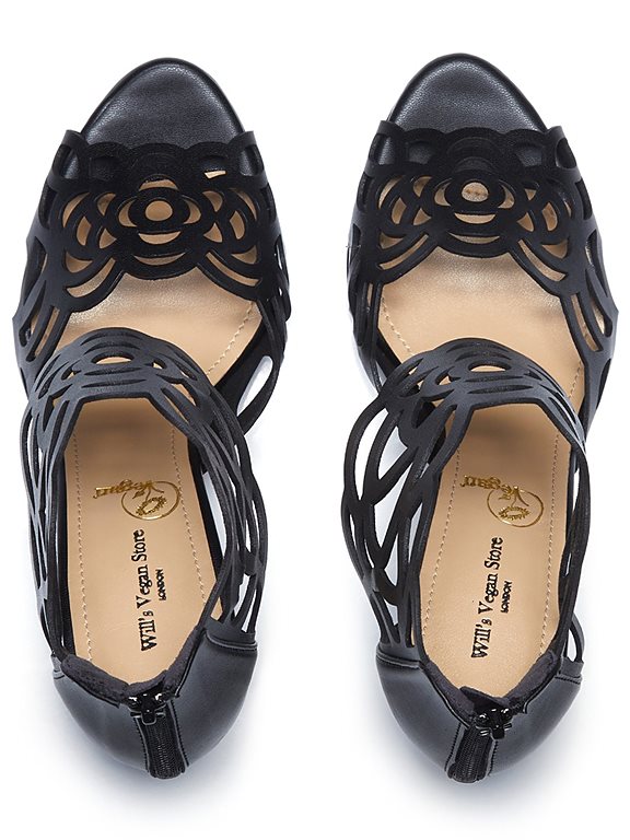  Heels Cut Outs Black