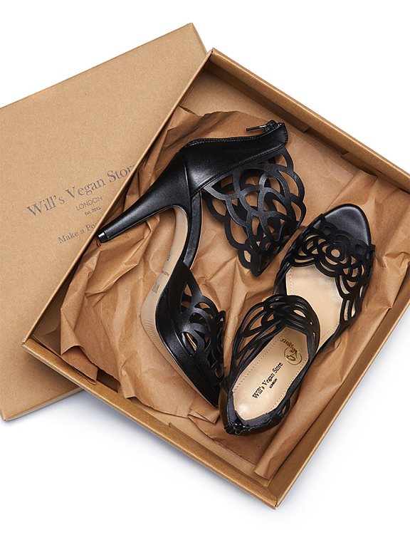  Heels Cut Outs Black