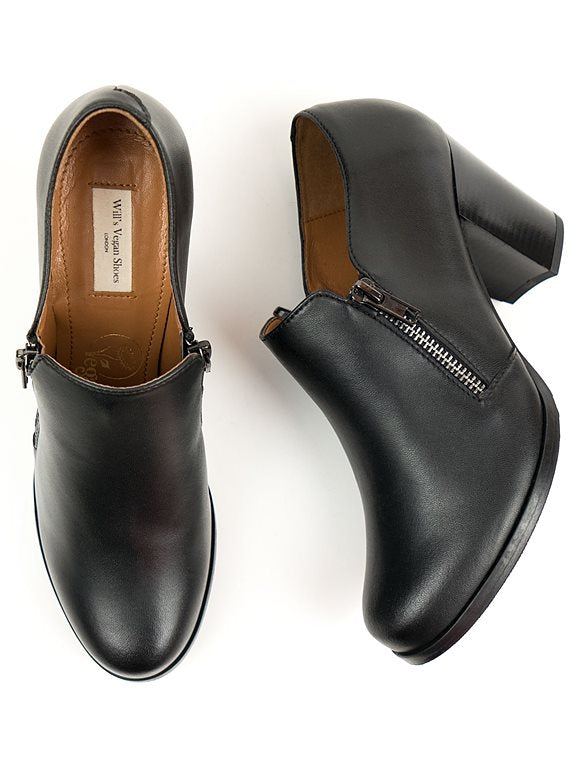  Heels Zip Black