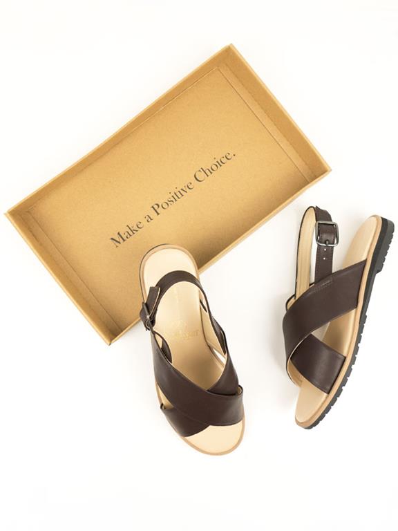  Sandals Huaraches Dark Brown