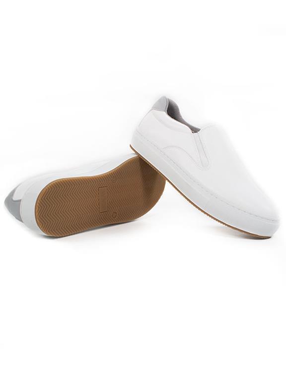  Slip-On Sneakers Ny White