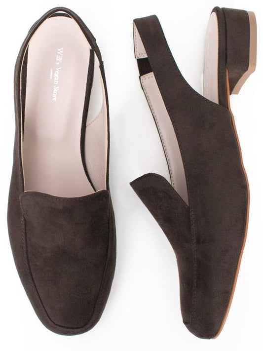  Loafers Slingback Dark Brown