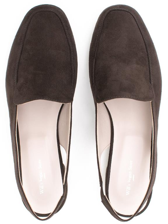 Loafers Slingback Dark Brown