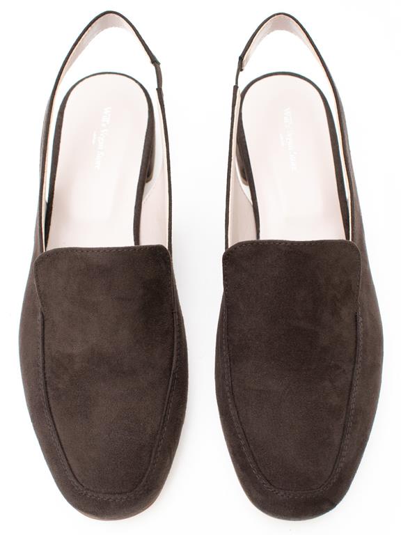  Loafers Slingback Dark Brown