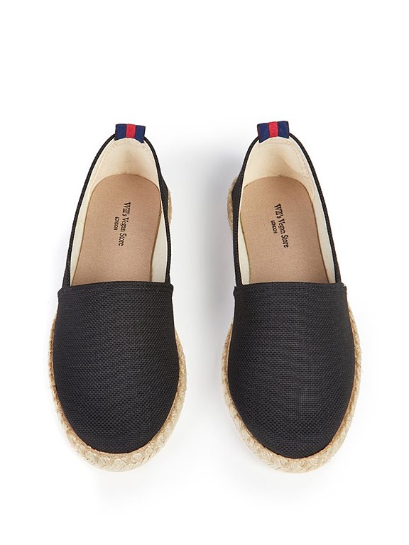  Espadrille Loafers Black