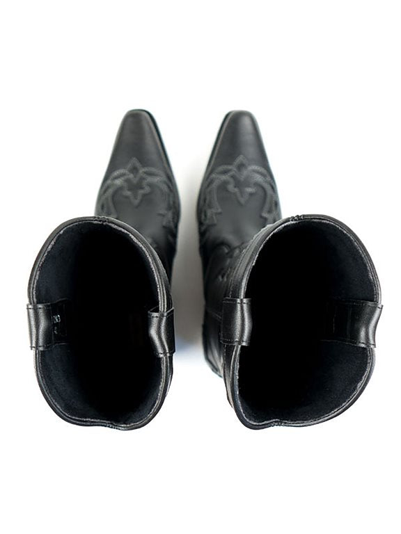  Western Boots Black