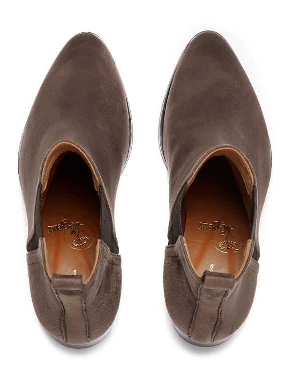  Chelsea Boots Point Toe Dark Brown