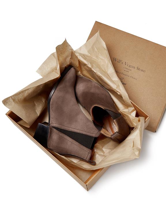  Chelsea Boots Point Toe Dark Brown