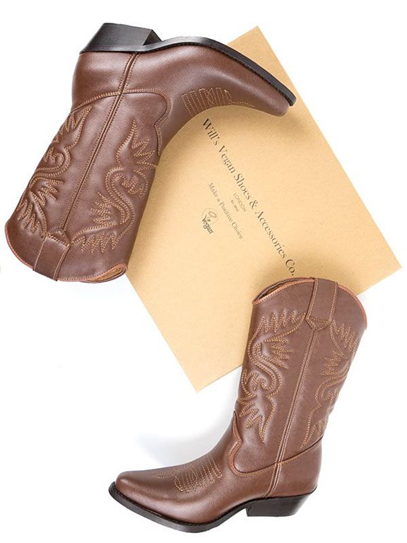  Western Boots Brown