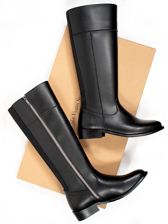  Boots Knee High Black