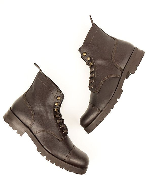  Work Boots Dark Brown