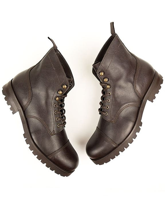  Work Boots Dark Brown