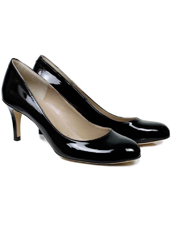  Pumps City Courts Patent Black
