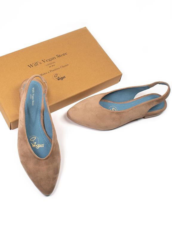  Slingbacks Light Brown