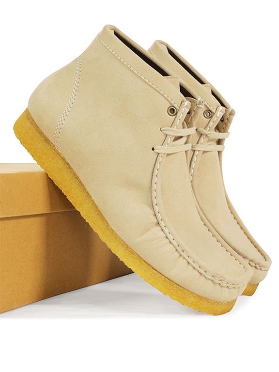  Moccasin Boots Cream