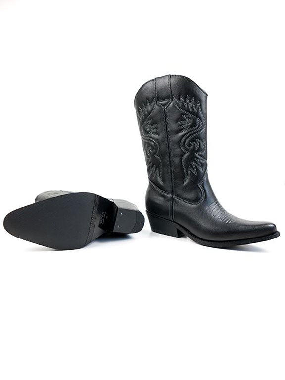  Western Boots Black