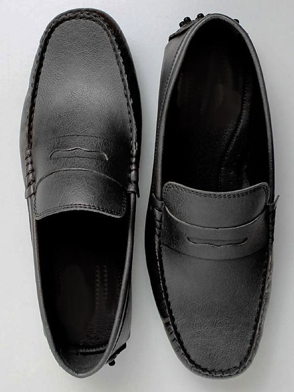  Penny Driving Loafers Black