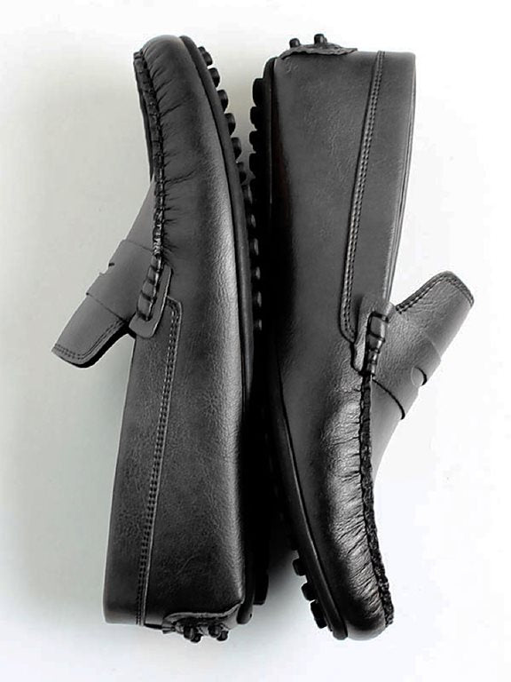  Penny Driving Loafers Black