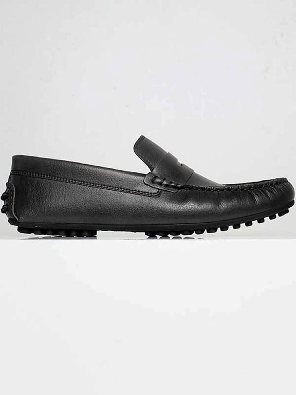  Penny Driving Loafers Black