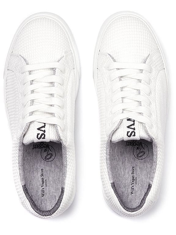  Sneakers Ldn Biodegradable White Knit