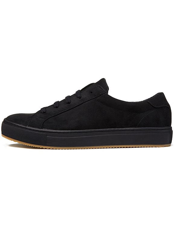  Sneakers Black Vegan Suede