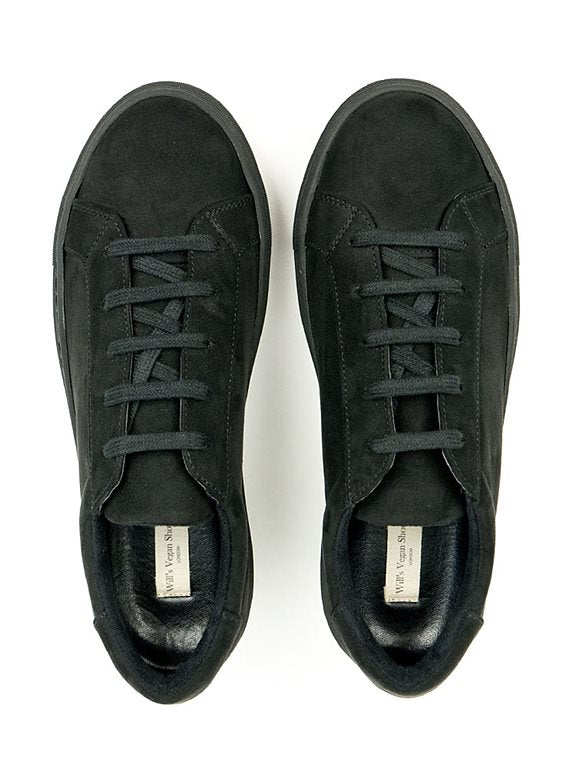  Sneakers Black Vegan Suede