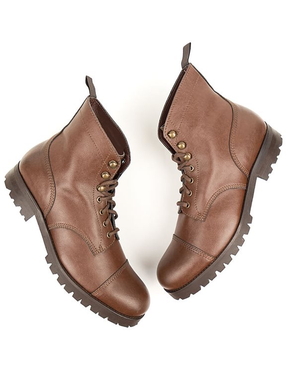  Work Boots Chestnut Brown