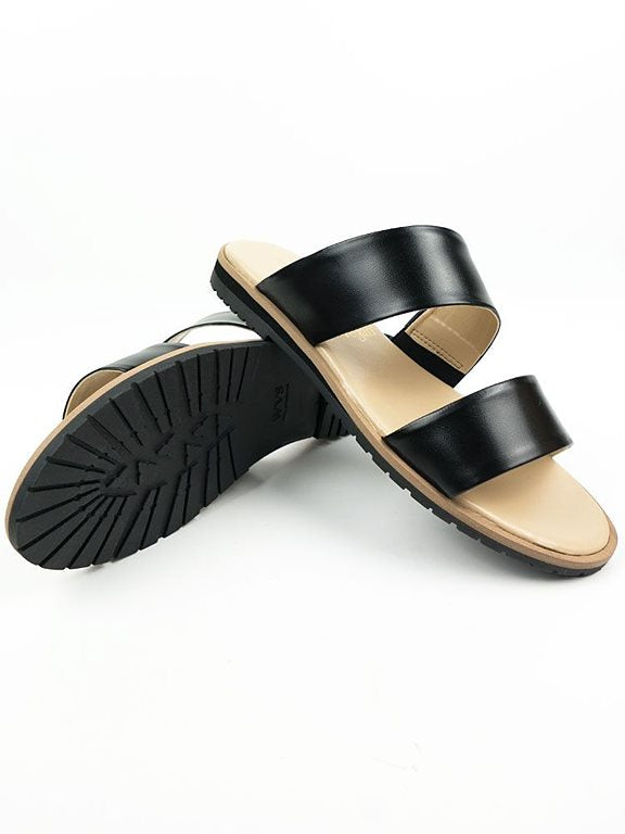  Sandals Two Straps Black