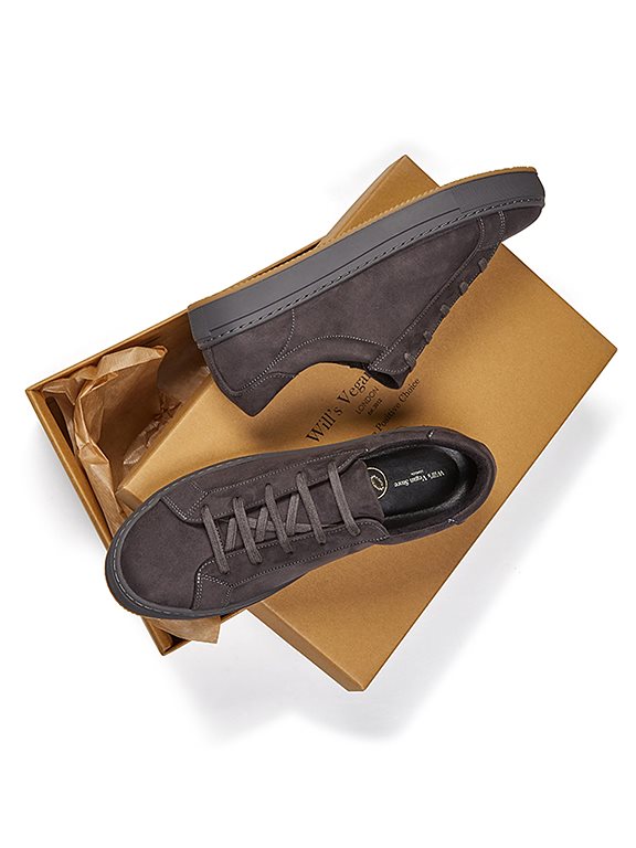  Sneakers Grey Vegan Suede
