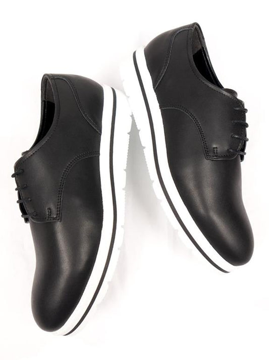  Laceups Flatform Black
