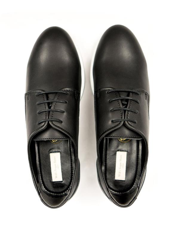  Laceups Flatform Black