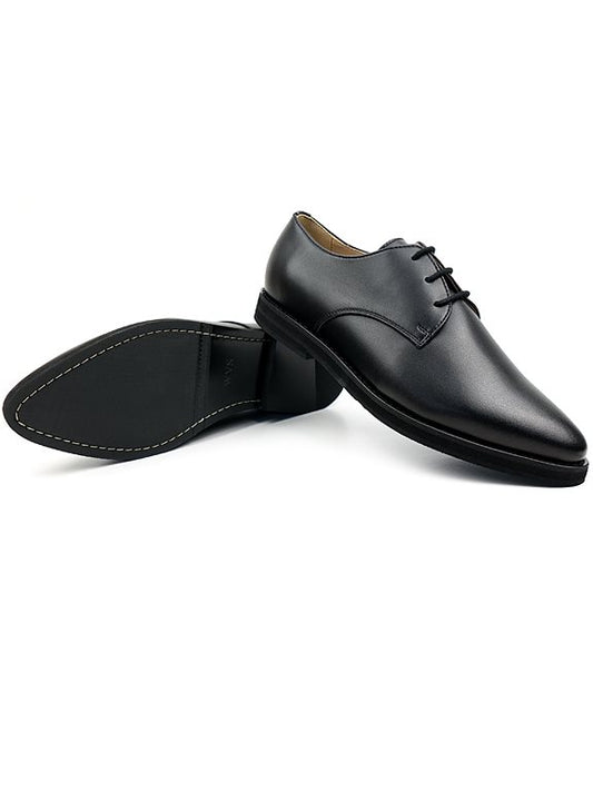  Point Toe Derbys Black
