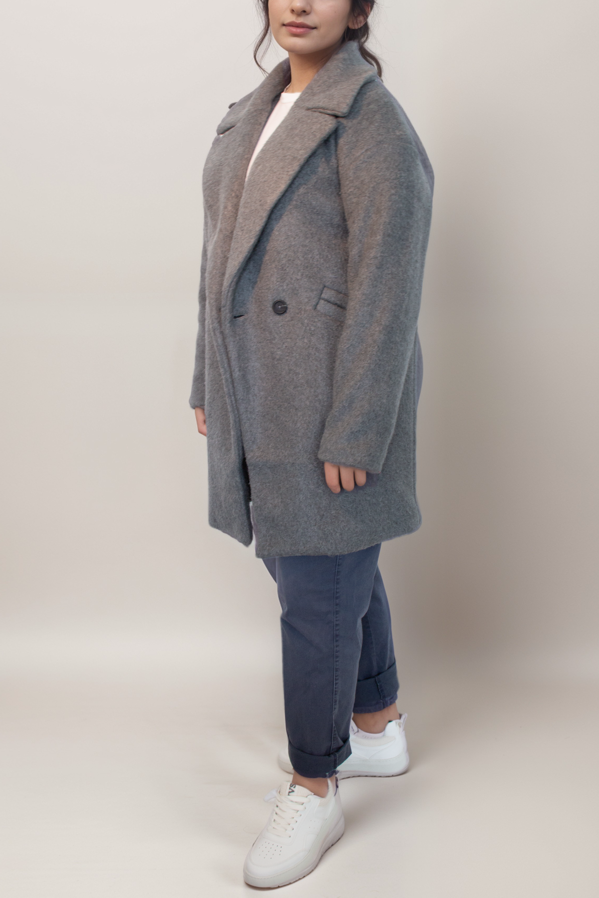  Vegan Wool Oversize Coat