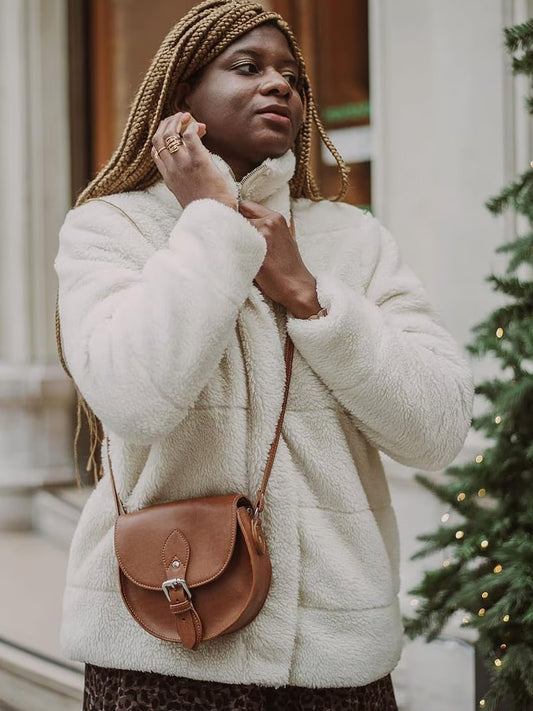  Recycled Teddy Puffer Jacket