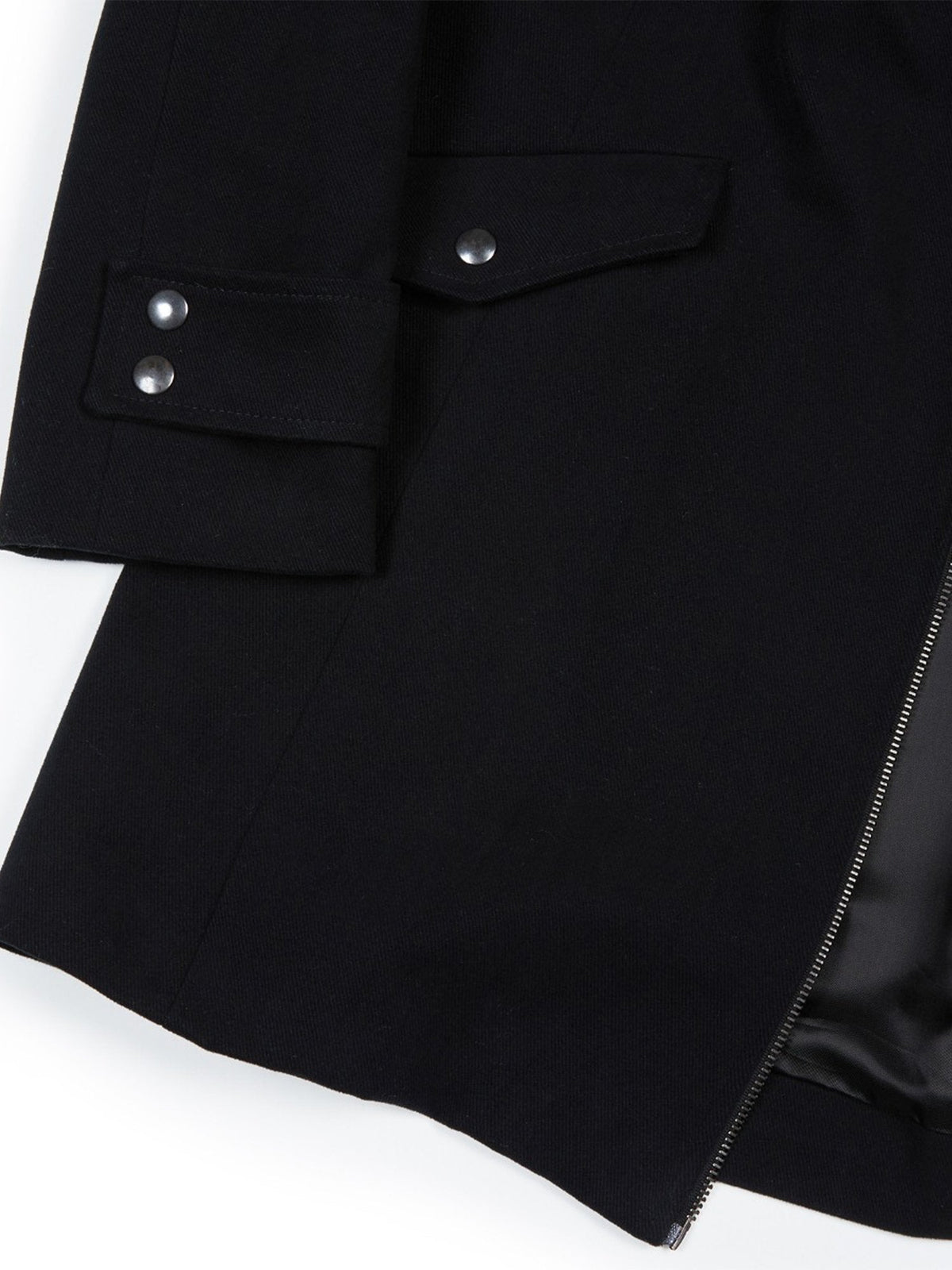  Vegan Wool Hooded Coat
