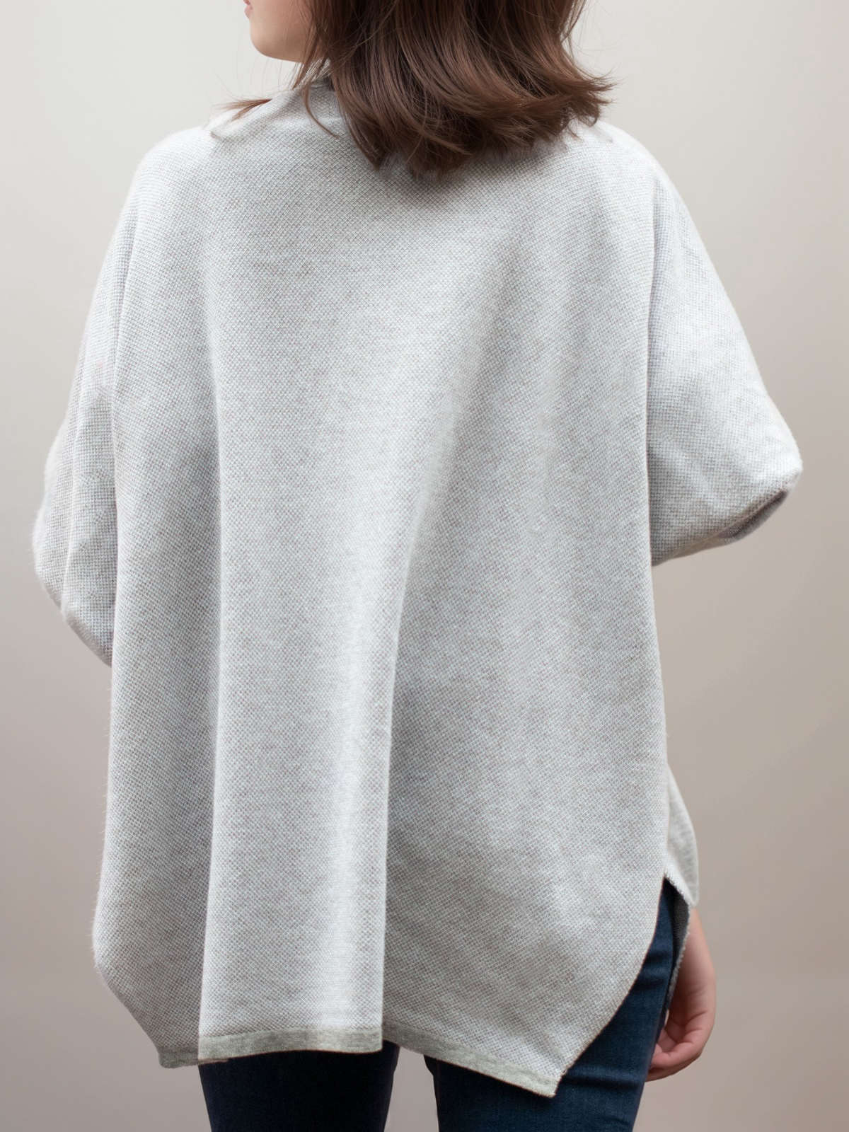  Recycled Knit Poncho