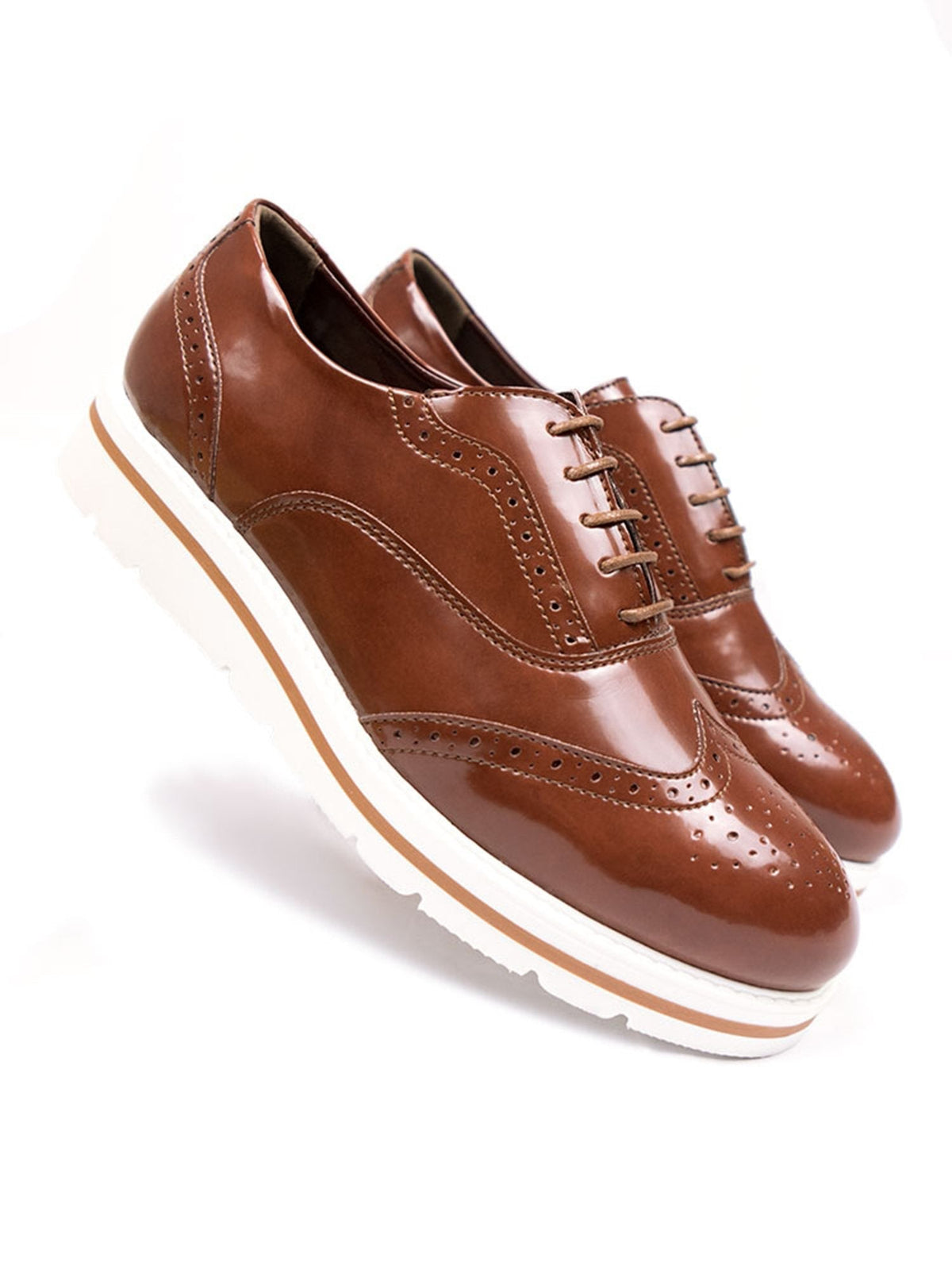  Flatform Brogues