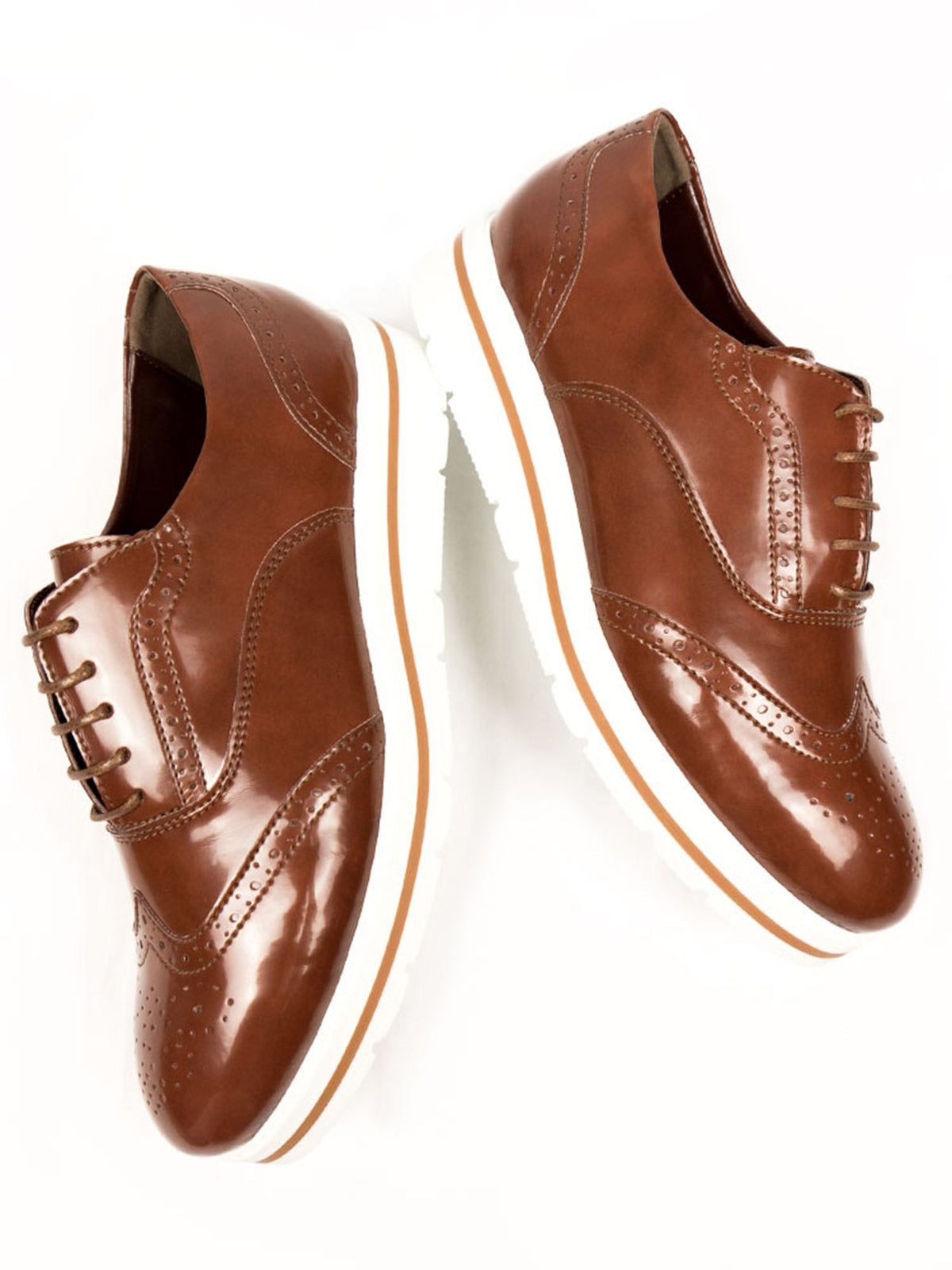  Flatform Brogues