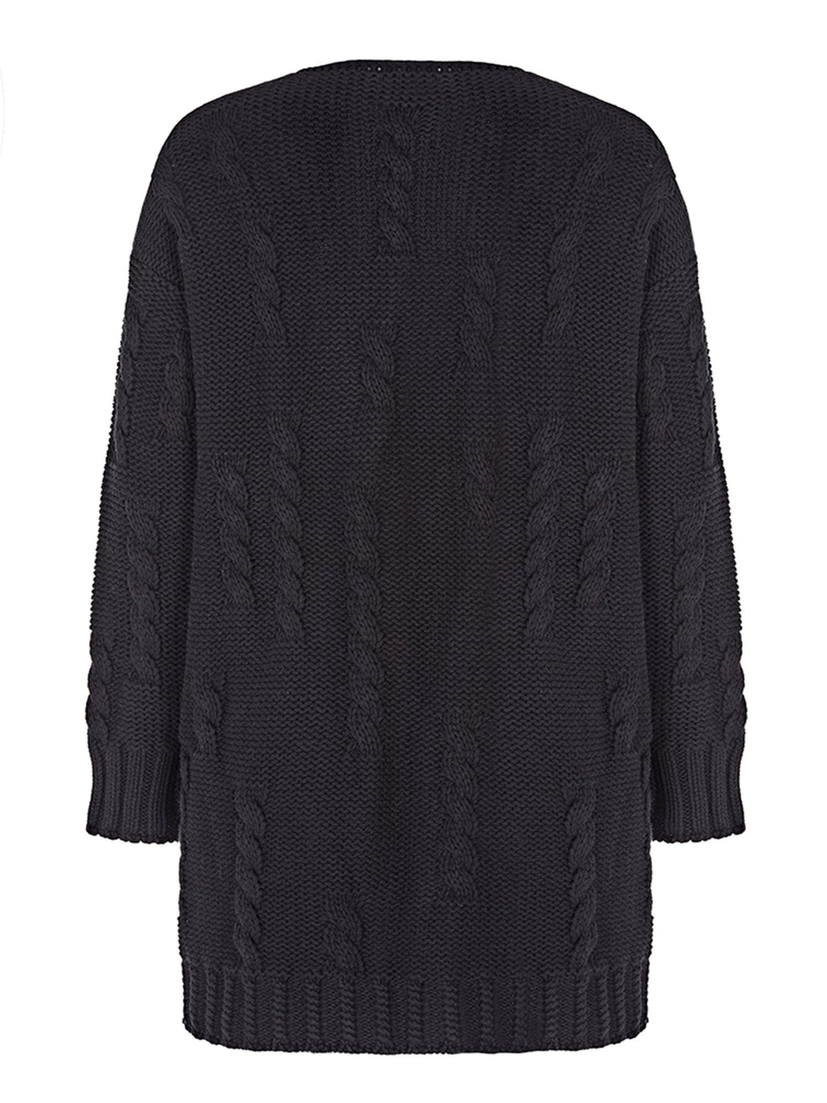  Recycled Chunky Knit Cardigan