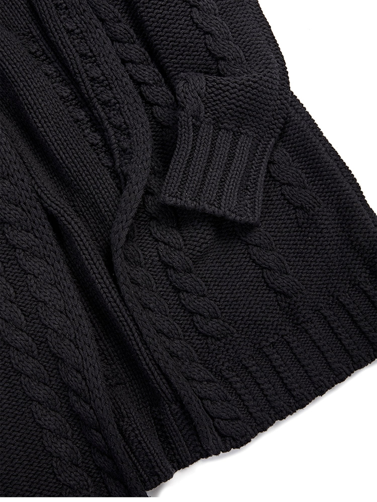  Recycled Chunky Knit Cardigan