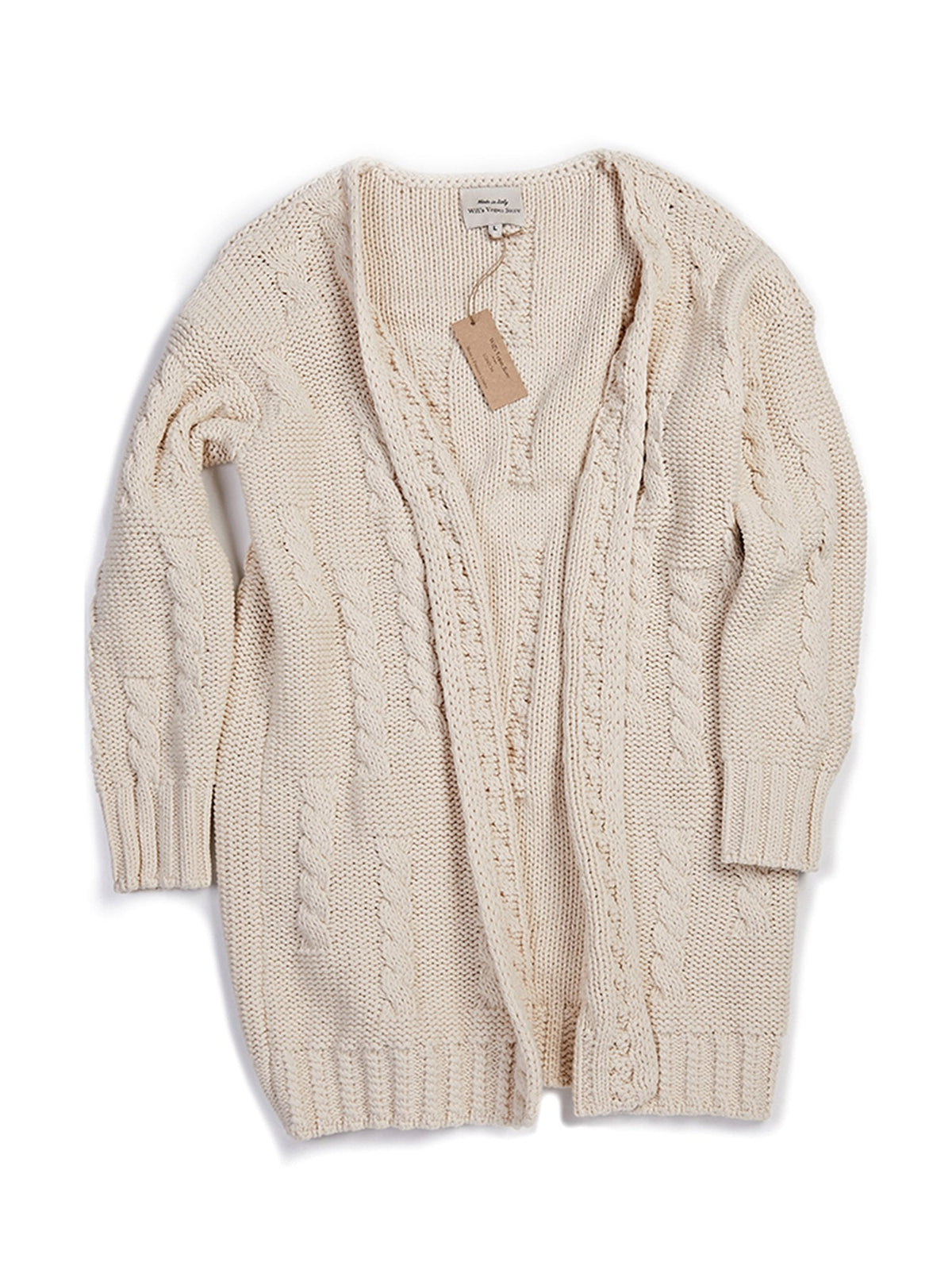  Recycled Chunky Knit Cardigan