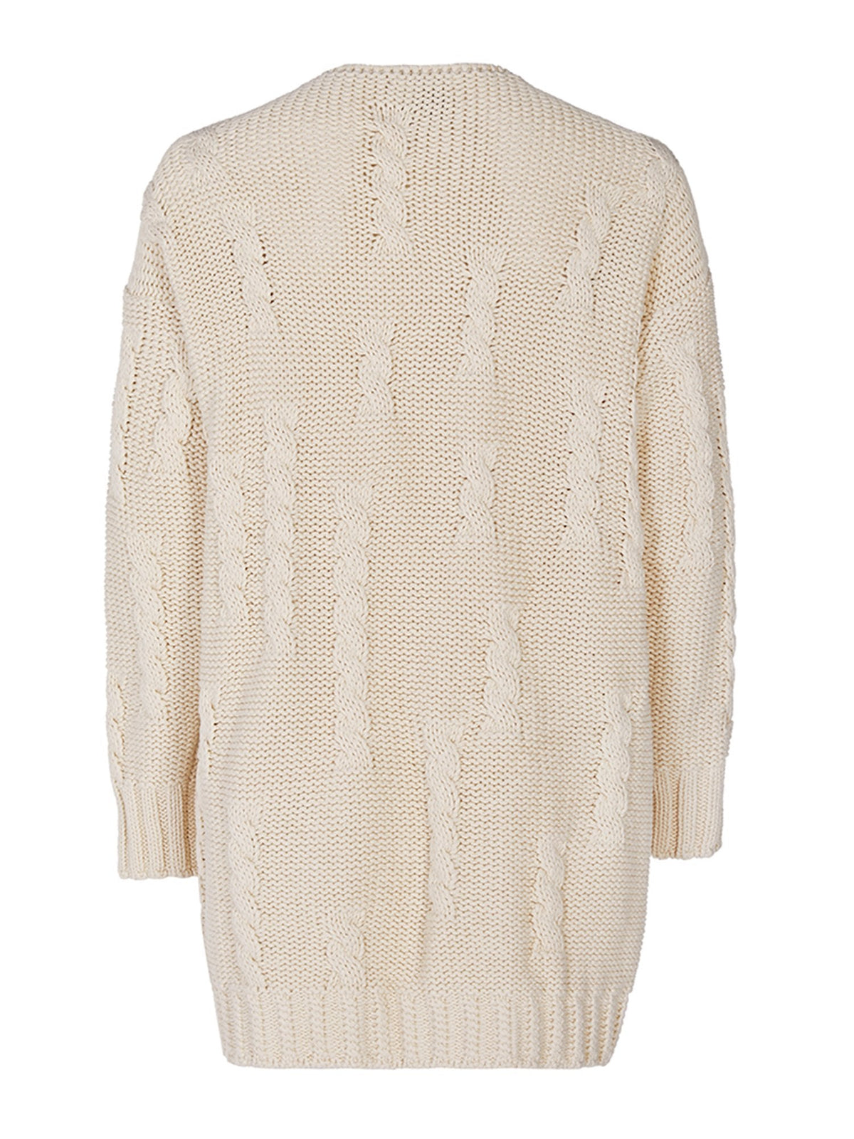  Recycled Chunky Knit Cardigan