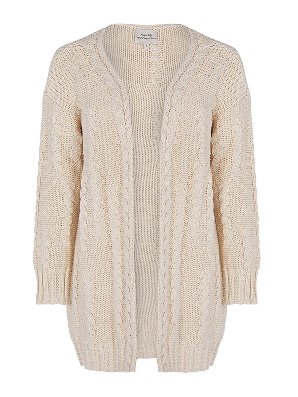  Recycled Chunky Knit Cardigan