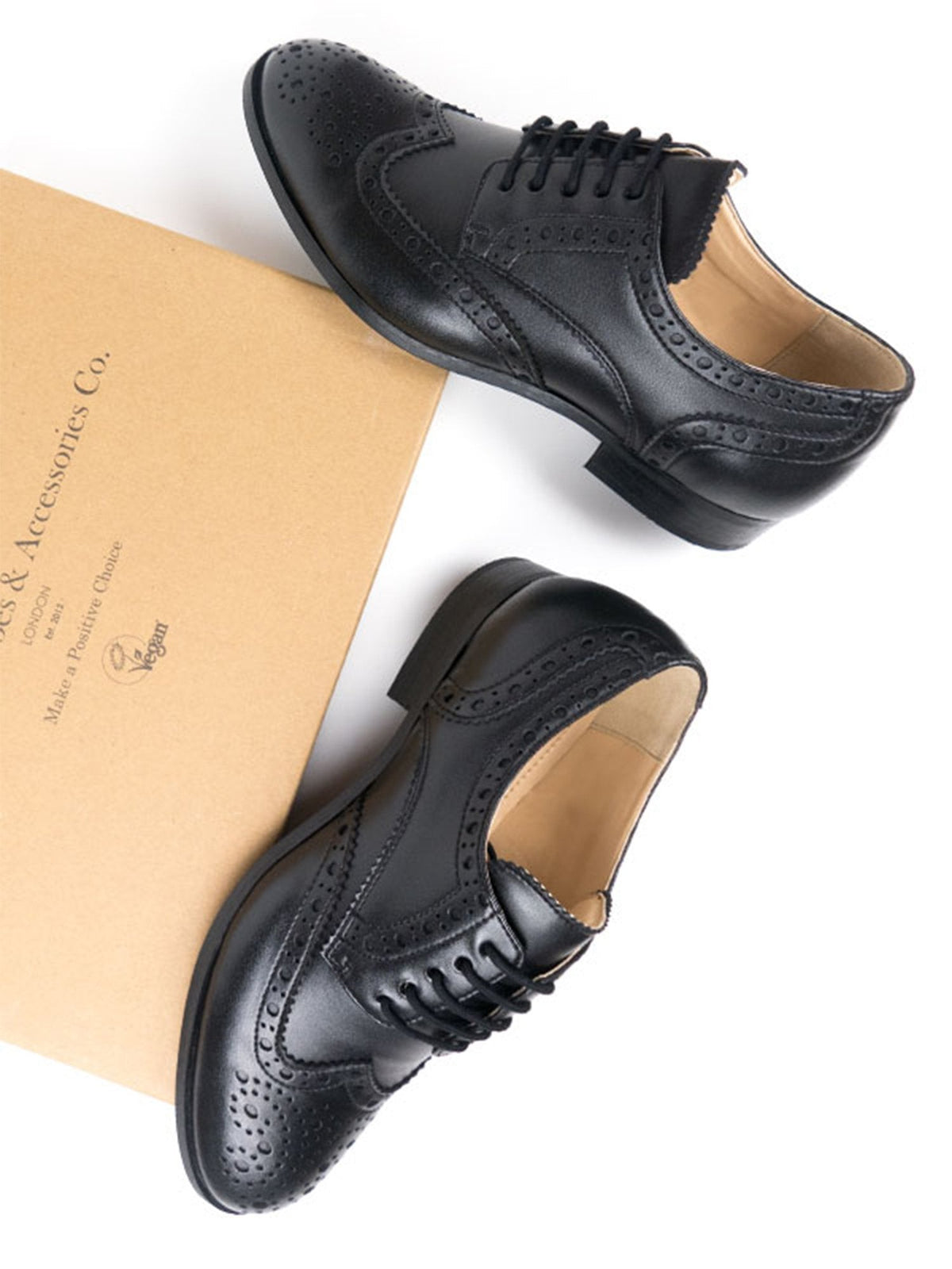  City Wingtip Brogue Oxfords