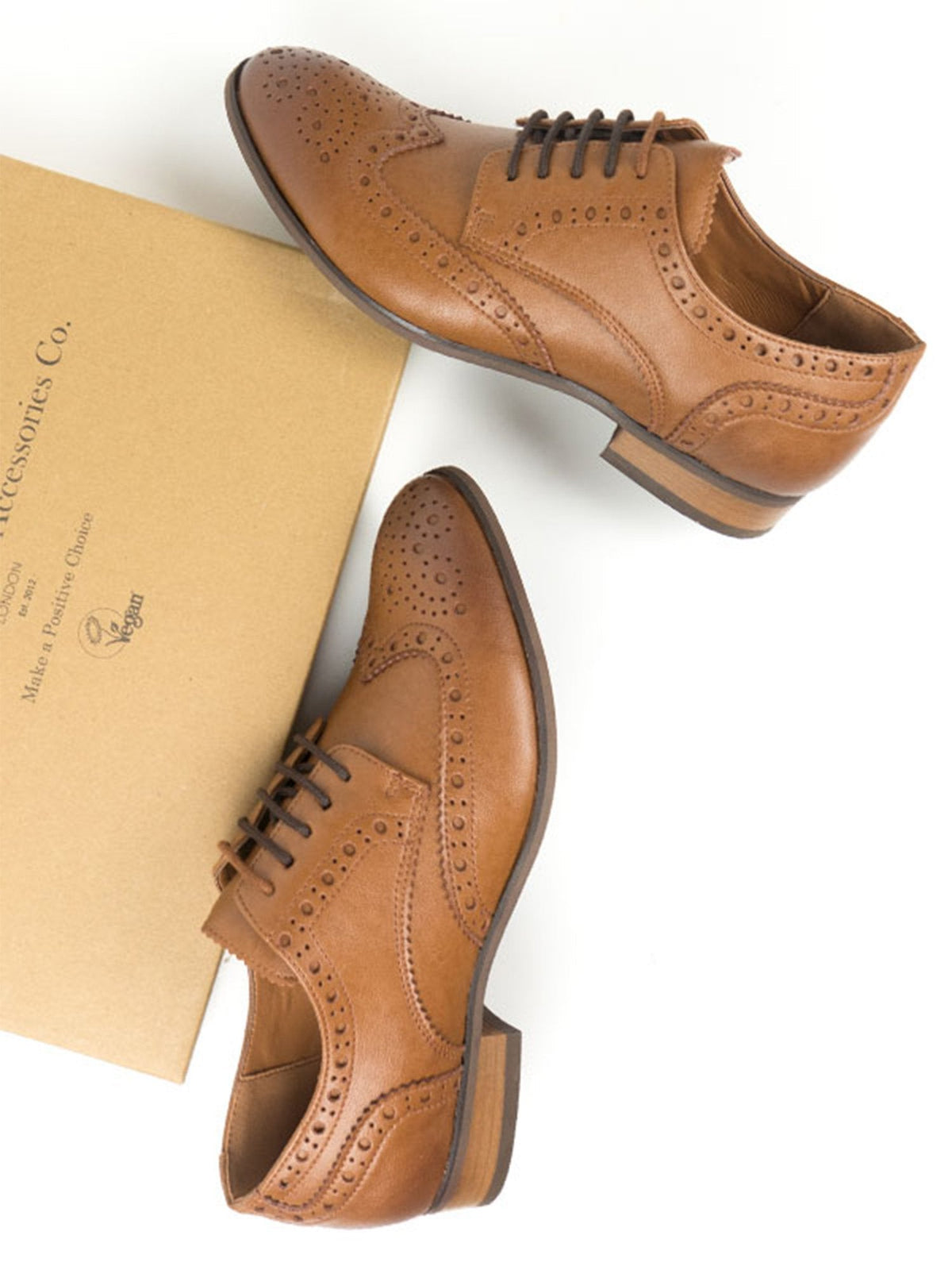 City Wingtip Brogue Oxfords