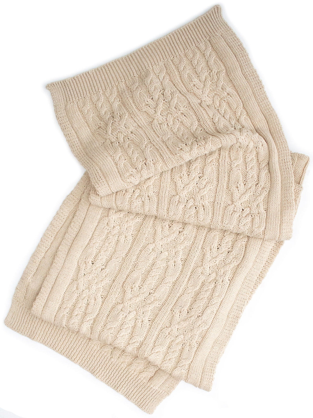  Recycled Braided Knit Scarf