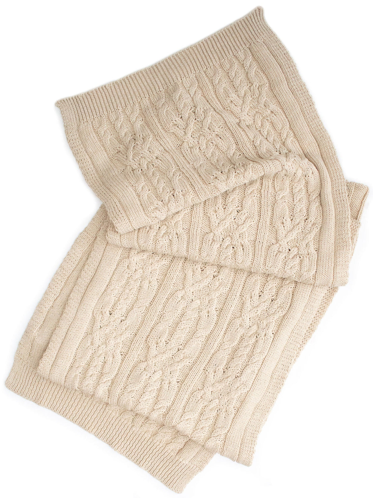  Recycled Braided Knit Scarf