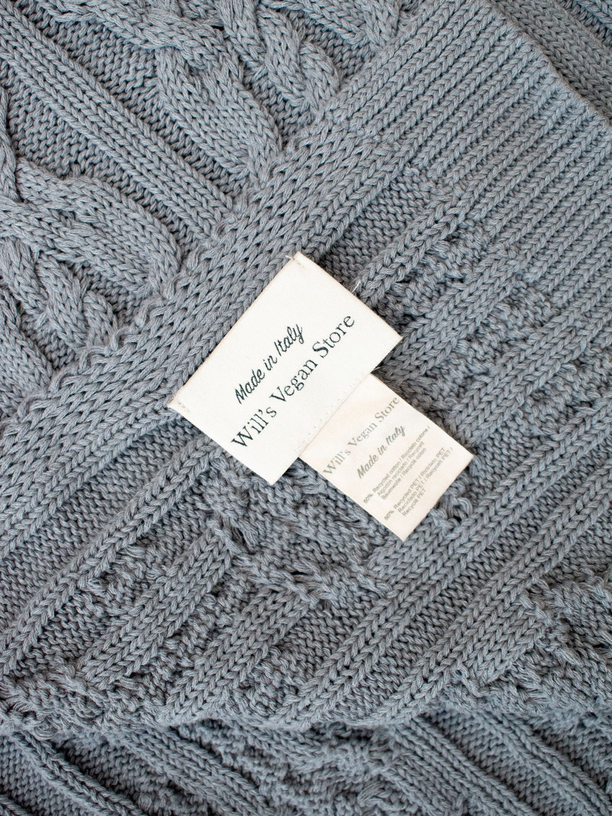  Recycled Braided Knit Scarf