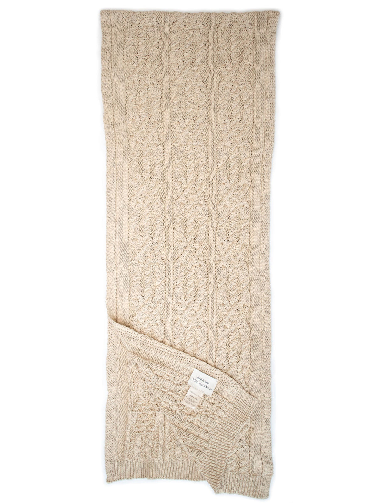  Recycled Braided Knit Scarf